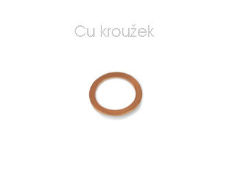 CU kroužek 12x20x1,5mm