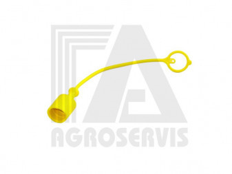 Prachovka zástrčky ISO 12,5 žlutá