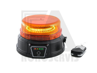 Maják nabíjecí magnet LED s dálk. ovládáním