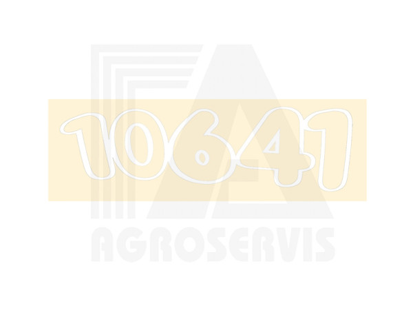 Nápis boční 10641 levý