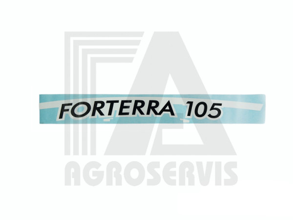 Nápis boční Forterra 105 levý