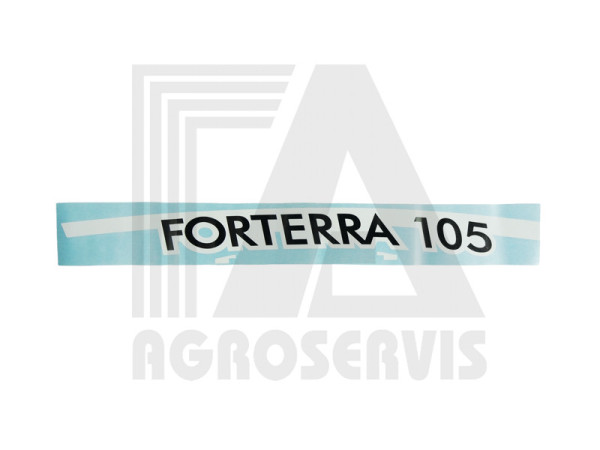 Nápis boční Forterra 105 pravý