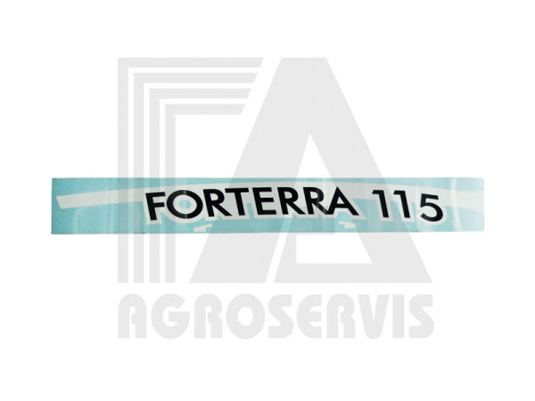 Nápis boční pravý Forterra 115