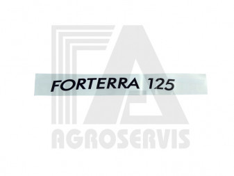 Nápis boční Forterra 125 Levý