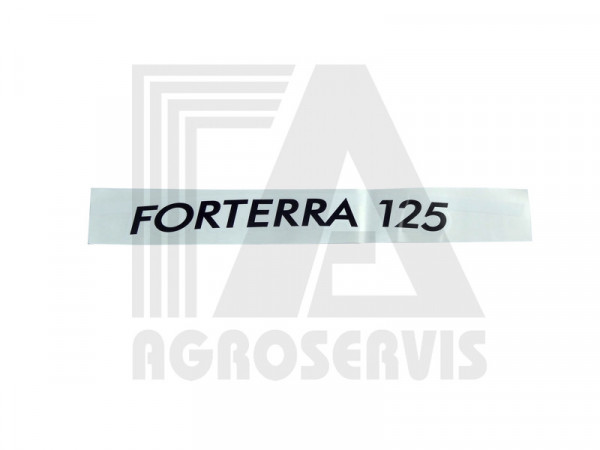 Nápis boční Forterra 125 Levý