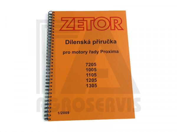 Dílenská příručka - motory Proxima 2005