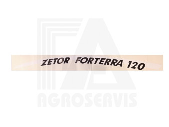 Nápis Zetor Forterra 120 levý M13