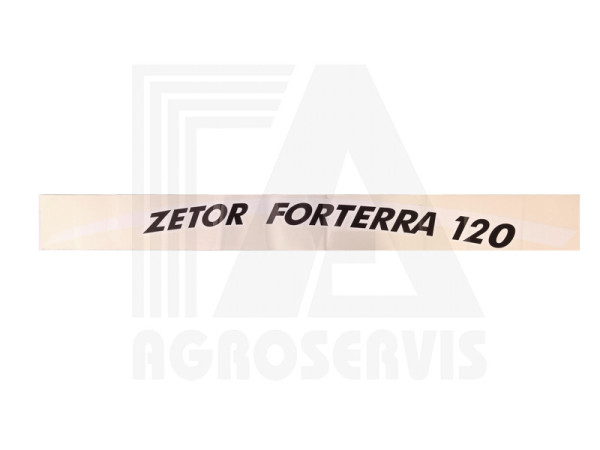 Nápis Zetor Forterra 120 levý M13