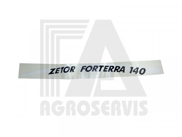 Nápis Zetor Forterra 140 Levý