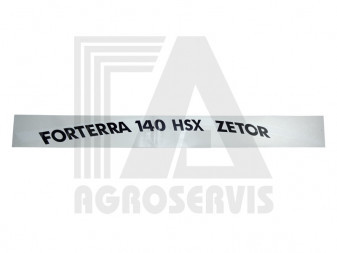 Nápis Forterra 140 HSX Pravý