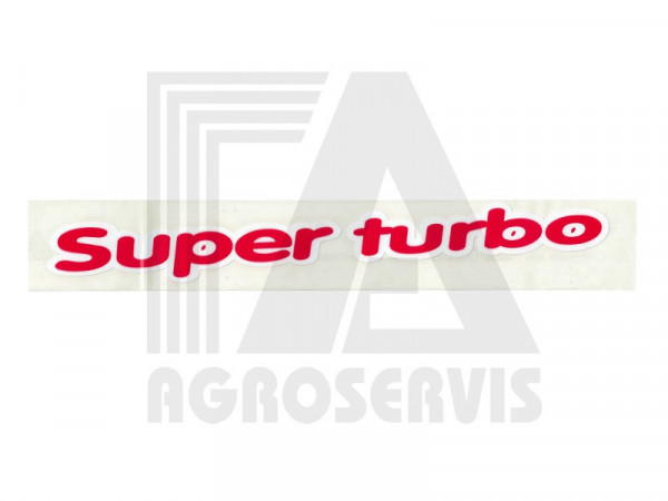 Nápis boční Super turbo L