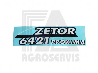 Nápis Proxima 6421 Levý