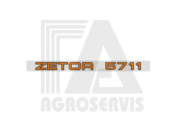 Nápis boční ZETOR 5711