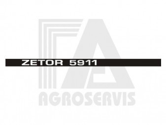 Nápis boční ZETOR 5911 Levý