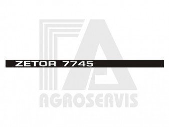 Nápis boční ZETOR 7745 Levý