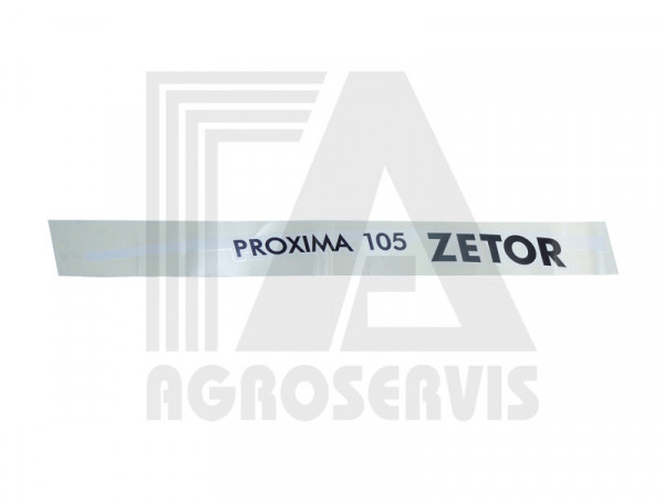 Nápis boční pravý Proxima 105