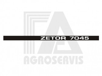 Nápis boční ZETOR 7045 Pravý