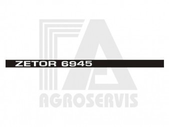 Nápis boční ZETOR 6945 Levý