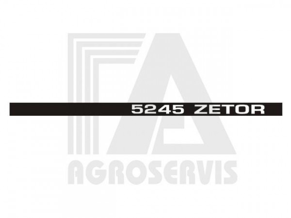 Nápis boční ZETOR 5245 Pravý