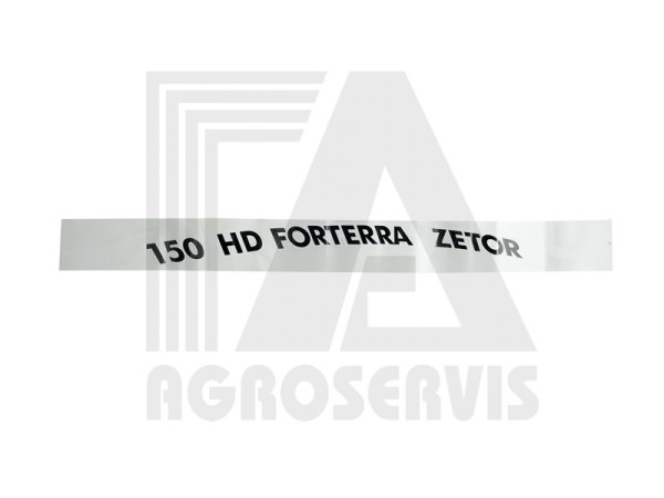 Nápis ZETOR FORTERRA HD 150 pravá