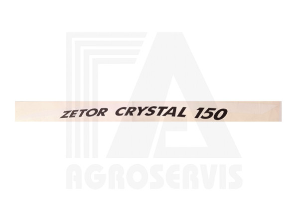 Nápis ZETOR CRYSTAL 150 levý