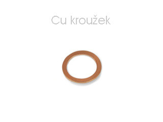 CU kroužek 12x20x1,5mm