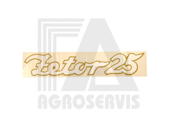 Nápis pro Zetor 25